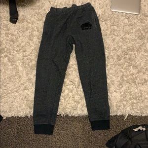 Grey/Black Roots Sweatpants